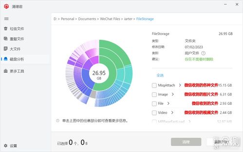 電腦微信存儲占用幾十gb 一招保底清理20g起